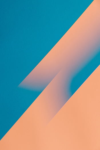 Sfondo blu e arancione, composizione astratta, colori vibranti, forme geometriche, Gradienti morbidi, design dinamico, arte Moderna, contrasto di colori, design minimalista, arte astratta, blocco di colore