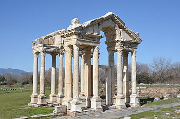 afrodisias, turkey, the Ruins, temple, sample