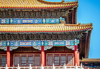 Zakázané město Pekingu, Peking, Čína, architektura, císařský, palác, ornament, strop, Asie, umění, imperiální palác
