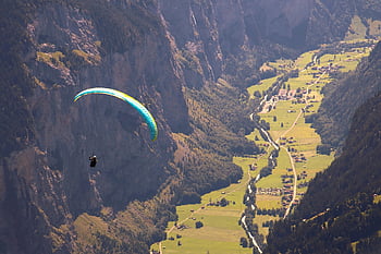 paragliding, parachute, wind, paratrooper, the Height Of The, flight, flying, space, freedom, active, extreme Sports