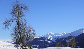 Χειμερινό ορεινό τοπίο, χιόνι, βουνά, brigels, surselva, graubünden