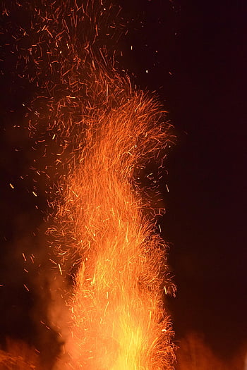 fire, night, hot, easter Fire