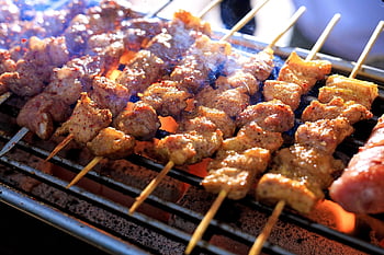 barbecue, bbq, meat Skewers, grilled Meat, street Food