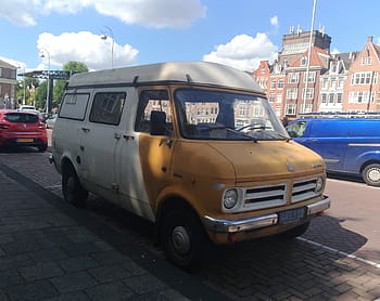 Bedford, CP, 1976, van, The Hague, 67 hp, 44-33-SB, vintage, vehicle, parked, street