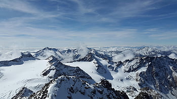 zasněžené hory, Vrcholy hory Stelvio, trentino-alto adige, Itálie, dechberoucí výhled, zimní krajina, alpské scenérie, horské vrcholy, Snow-pokryté vrcholy, Alpy