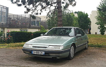 citroen, XM, 1991, auto, Montceau Les Mines, 2.1 TD, 82 HP, sedan, vinobraní, zelená, zaparkováno