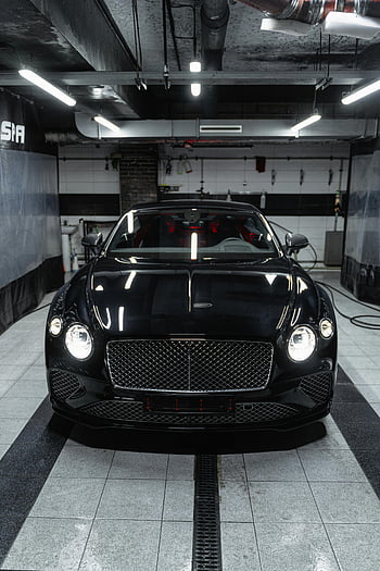 bentley continental gt, luxusní auto, garáž, zaparkováno, styl, showroom, černé auto, špičkové vozidlo, automobilového designu, Automobiloví nadšenci, vnitřní osvětlení