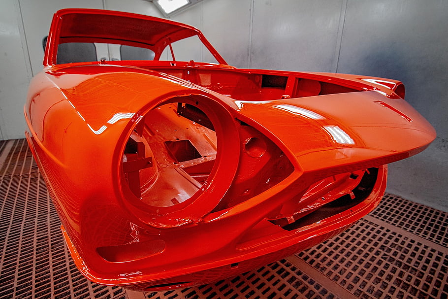 automobile, workshop, paint, cabin, build Up, rar, antique Car, orange, restore, retro, sports Car