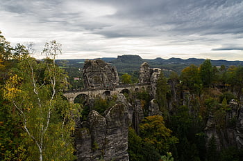 saxon Switzerland, forest, elbe Sandstone Mountains, saxony, landscape, climb, landscape Photography, heaven, bastion, nature, rock
