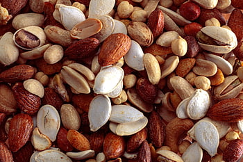 nuts, seeds, almonds, pistachios, mix, food, healthy, snack, peanuts, fruit, ingredient