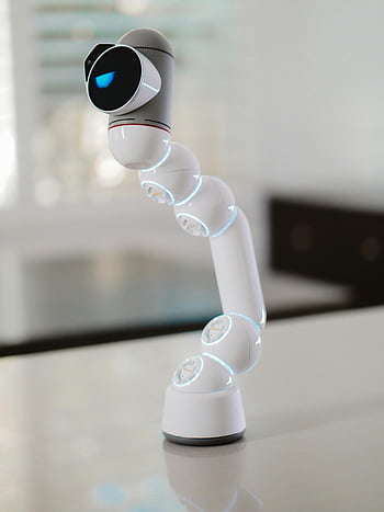 robotic sensor, technological advance, innovative robotic arm, modern technology, illuminated features, indoor setting, futuristic design, advanced robotics, high-tech device, robotic innovation, smart technology