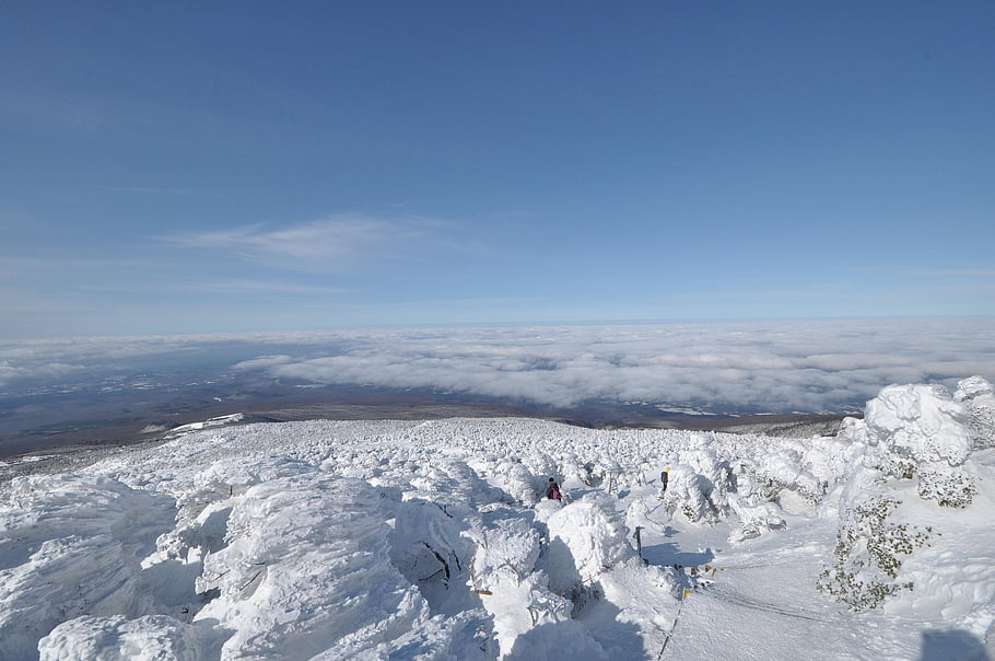 mt Hanlla, snow Scene, snow, snow Mountain