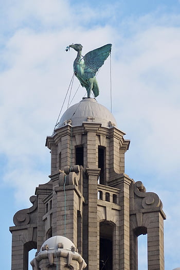 Liverpool, Engeland, Merseyside, mijlpaal, historisch, lever, toerisme, haven