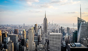 nyc, New York City, Amerika, usa, město, panoráma města, budova, panoráma, New York, Manhattan, Spojené státy