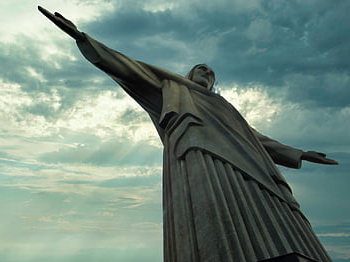 İsa Mesih, isa, heykel, gökyüzü, bulutlar, Güneş ışığı, doğa, işaret, Rio de Janeiro, corcovado, Brezilya