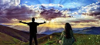 sunset, free Background, wallpaper Hd, hills, nature Wallpaper, desktop Backgrounds, plants, beautiful Wallpaper, mac Wallpaper, nature Background, girl