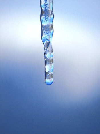 istap, blå himmel, dryppe, dryp, kold, Frosset, vinter, natur, isnende, vand, blå