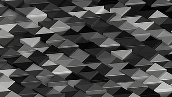 black and white, triangle pattern, geometric texture, 3D triangles, modern design, stylish pattern, black and white photo, geometric design, triangle texture, black and white triangles, 3D geometric pattern