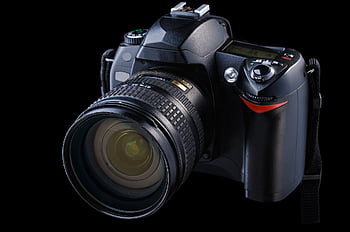 objects, technology, camera, lens, slr, photography, equipment, digitally, black, digital, dslr