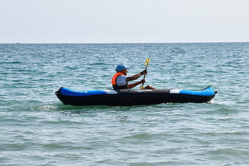 námořní kajaku, pádlo, moře, kánoe, loď, navigace, vodní sport, bezpečnostní bunda, kajak, dobrodružství, dovolená