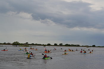 río, costa, river, nature, tourism, vacation, water, argentina, santa Fe, romang, kayak
