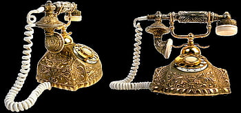 old Phone, phone, connection, to Call, vintage Telephone, a Tube, old, disk, bell, speaker, gold