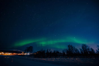 Νορβηγία, Νύχτα, tromso, σκοτάδι, Νορβηγός, χειμώνας, αρκτικός, ταξίδι, τοπίο, φοβερο, φώτα