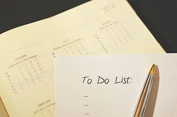 calendario, lista di cose da fare, penna, pianificazione, organizzazione, scrivania, avvicinamento, 2014, Calendario mensile, Gestione delle attività, produttività