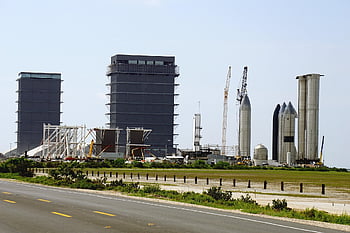 prostor x, kosmický přístav, hvězdné lodi, raketa, super těžký, prostor, texas, boca chica, hvězdná základna, spacex