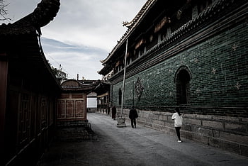 buddhist Temple, temple, building, alley, buddhism, religion, buddhist, culture, china, buddha