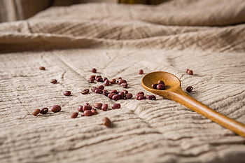 fazole, zeleniny, drsný, lžíce, červená fazole, jídlo, organický, zdravý, vegan, výživa, přísad