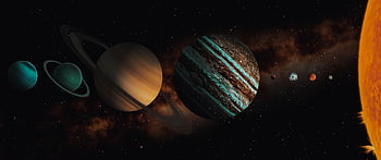 prostor, Příroda, Sluneční Soustava, galaxie, vesmír, měsíc, planet, rtuť, Venuše, Země, Mars