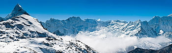 panoráma, hory, sníh, zasněžené hory, Alpy, vysokohorský, pohoří, hornatý, snowscape, jinovatka, horské krajiny