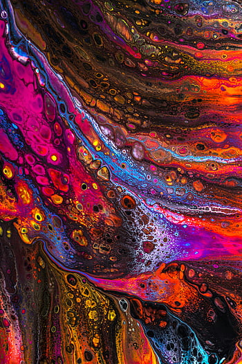 pittura astratta, colori saturi, vernici multicolori, astratto vibrante, motivi fluidi, arte dinamica, colori vividi, sfondo astratto, arte colorata, disegno astratto, trama astratta