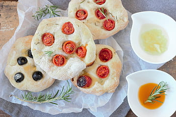 rozmarýn, bochník, pizza, středomoří, Itálie, italština, jídlo, čerstvý, kuchyně, výživa, báječný