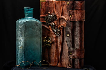 book, spectacles, potion, spell, bottle, elixir, enchantment, entertainment, equipment, fantasy, glass