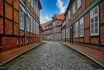 stade, architettura, costruzione, città anseatica, storico, centro storico, città, Paradiso, giro turistico, Germania, blu