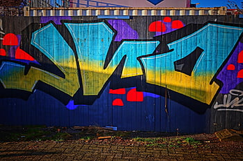 arte di strada, graffiti, arte, dipingere, spruzzatore, recinto di costruzione, colonia