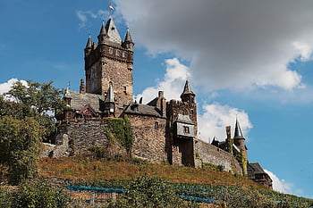 cochem, germany, reichsburg, moselle, castle, höhenburg, middle Ages, landmark, vacation, sightseeing, tourism