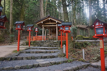 Japonsko, kurama, kyoto, svatyně