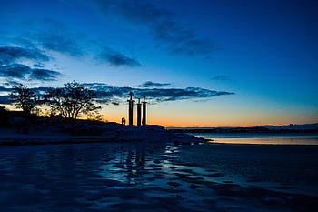 stavanger, monument, vikings, travel, viking, norway, scandinavia, landmark, architecture, history, nature