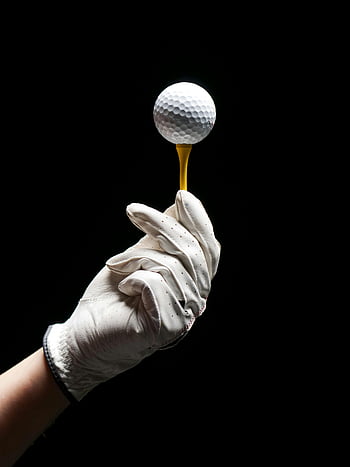 eldiven, Golf topu, Golf sahası, siyah arka plan, zarif tutma, Spor malzemeleri, golf eldiveni, golf, Spor Dalları, yeniden yaratma, Golf klübü