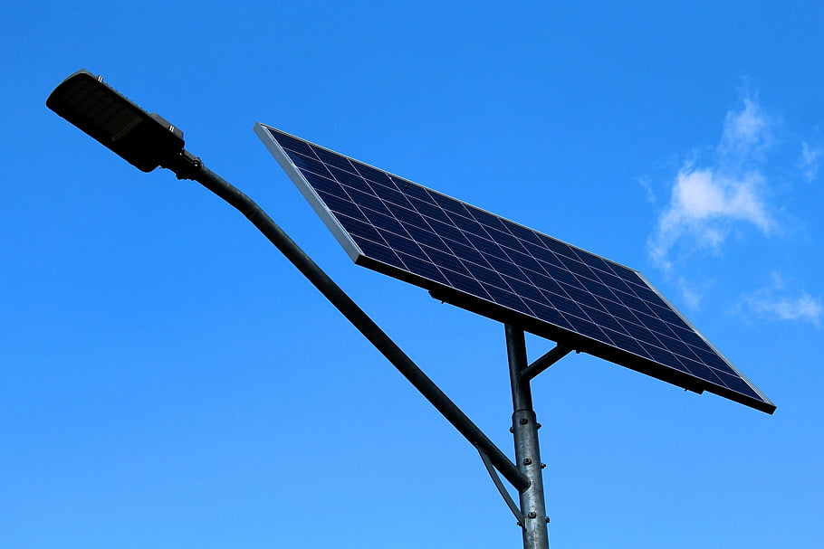 solární panely, Fotovoltaické osvětlení, Post sluneční lampy, PV osvětlení