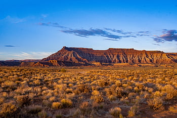 badlands National Park, mountains, desert, landscape, nature, badlands, sandstone, plants, arid, dry, sand