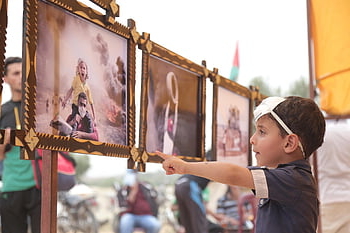 childhood, war, photo Exhibit, palestine, little Boy, gaza, people, hijab, strip