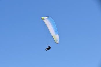 paragliding, paraglider, aircraft, flight, fly, sailing, flew, meteorology, wind Weather, blue Sky, blue Sea