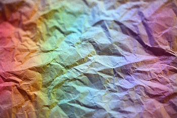 Regnbue farvet papir, Farverigt krøllet papir, Rainbow Gradient, abstrakte baggrunde, nærbillede foto, Sammenlagt papirstruktur, Regnbue tekstur, farverig tekstur, abstrakt tekstur, regnbue baggrund, Sammenlagt regnbuepapir