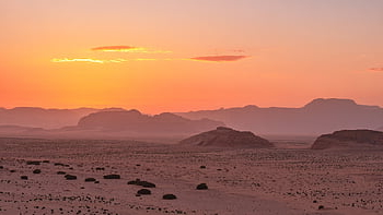 poušť, wadi rum, Jordán, západ slunce, krajina, Příroda, hory, pískovec, písek, střední východ, světového dědictví