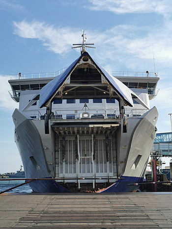 ferry, loading Hatch, bug, transport, ship, unloaded, port, transit, shipping, invest, mooring