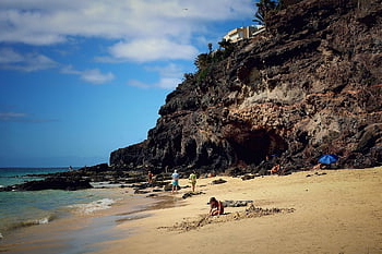 海、 ビーチ、 島、 岩、 スペイン、 自然、 フエルテベントゥラ、 カナリア島、 カナリア諸島、 大西洋の